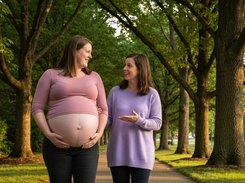 A doula supporting an expectant mom in Greenbelt: Prince George's County birth support and doula care in Maryland