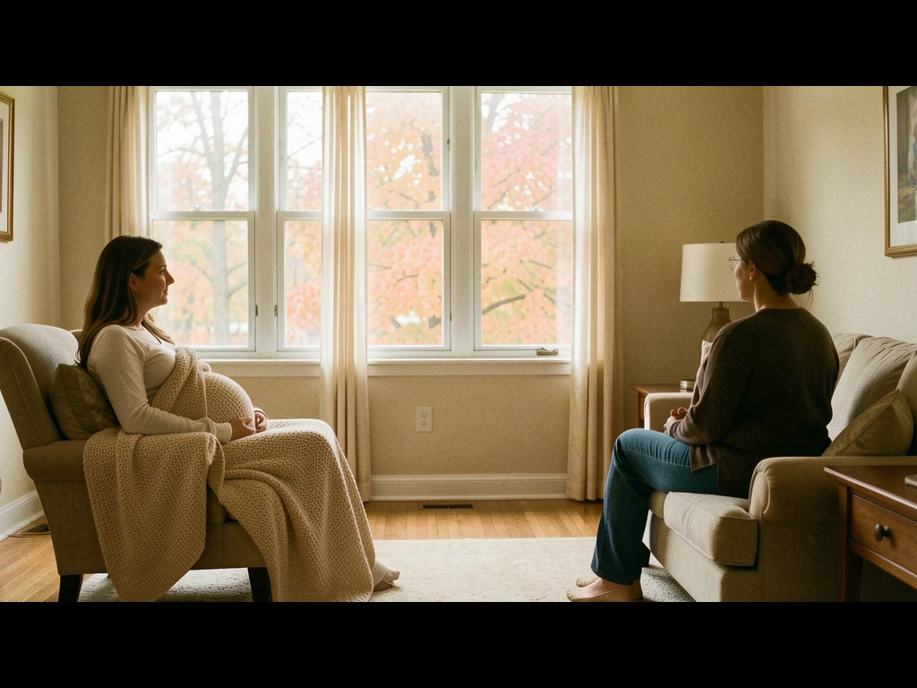 A doula supporting an expectant mom in Indianapolis, Indiana: IN birth support and doula care