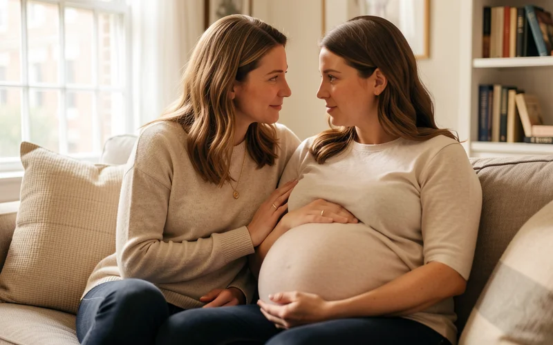A doula supporting an expectant mom in Philadelphia: Pennsylvania birth support and doula care