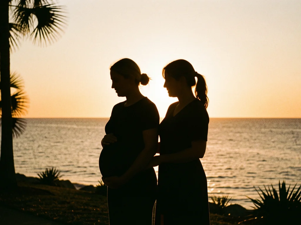 A doula walking alongside an expectant mom, offering continuous labor support