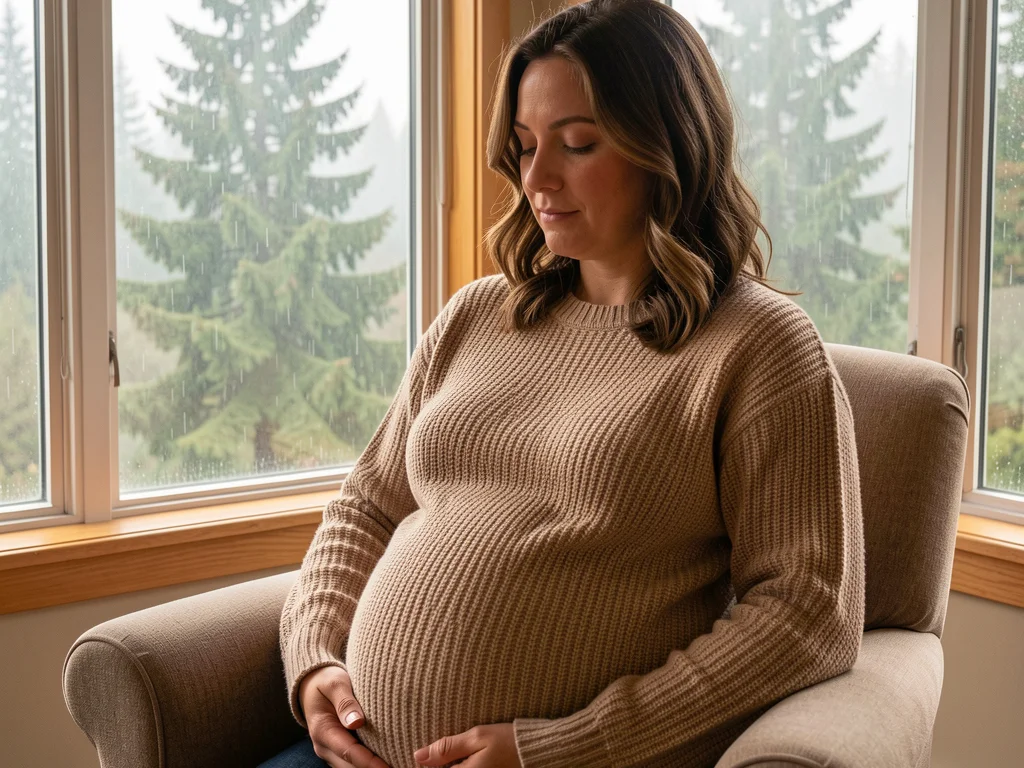 A doula supporting an expectant mom in Portland: Oregon birth support and doula care