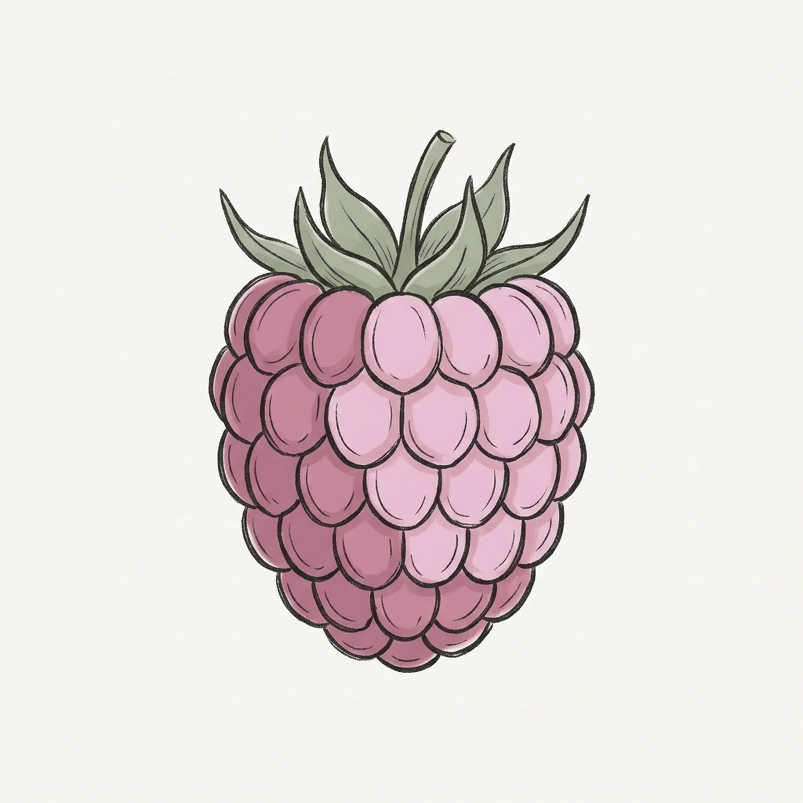 Week 8 pregnancy illustration — As small as a raspberry