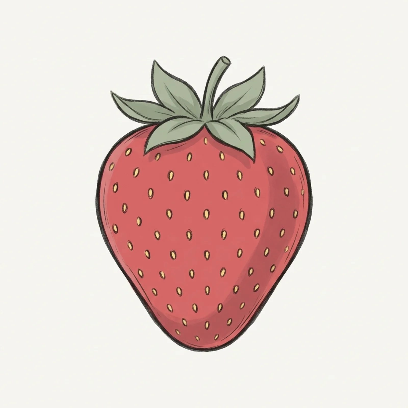 Week 10 pregnancy illustration — As small as a strawberry