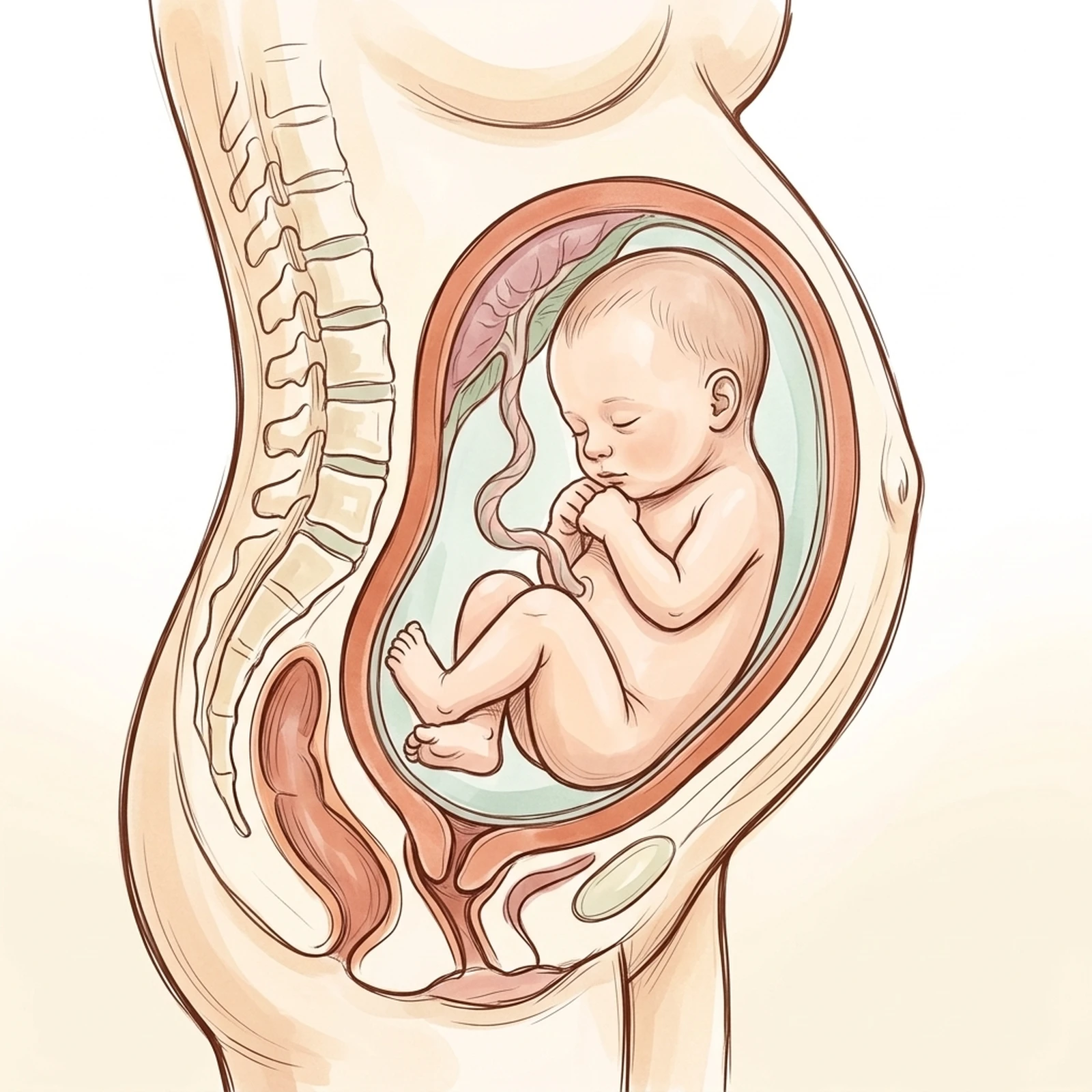Week 24 pregnancy illustration — Viability week