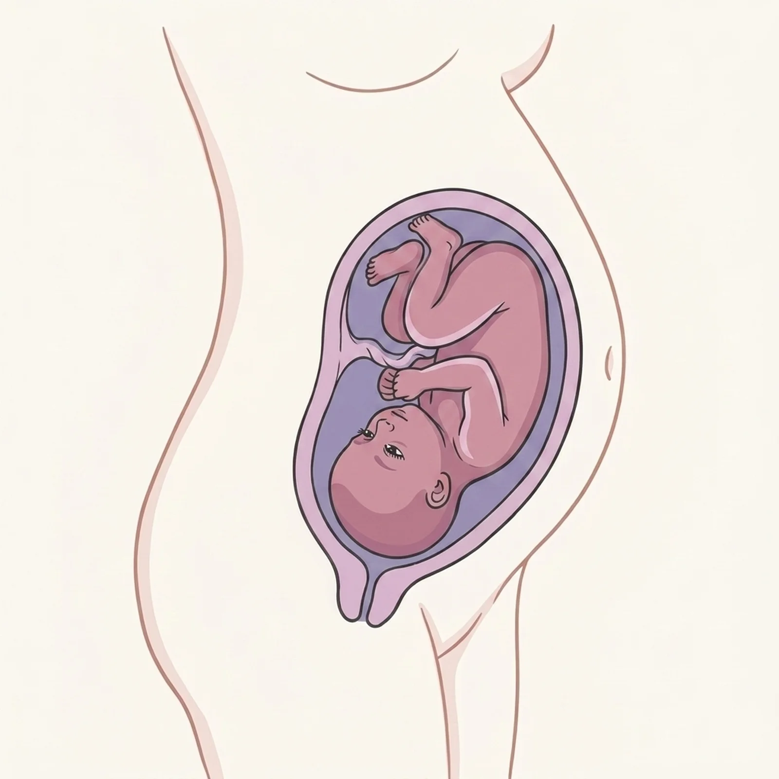 Week 28 pregnancy illustration — Stronger kicks and stretches