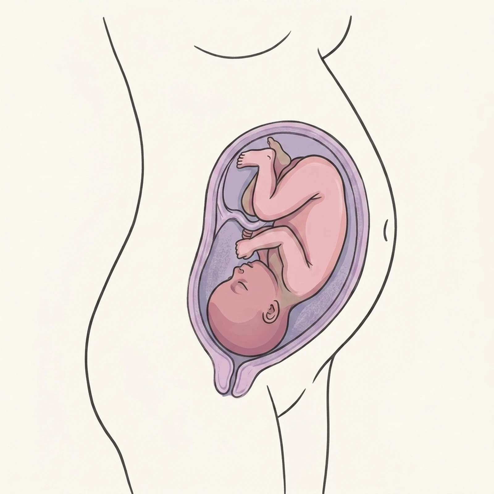 Week 33 pregnancy illustration — Up to half a pound a week