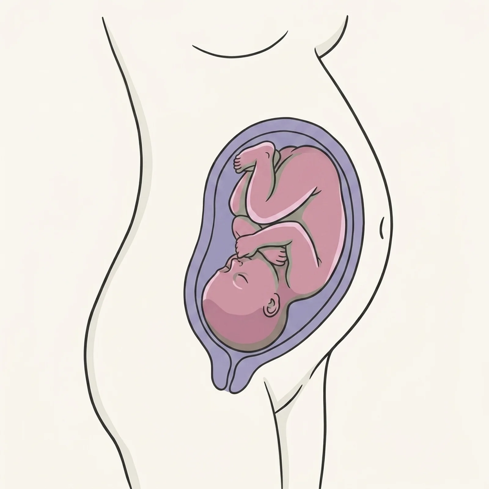 Week 36 pregnancy illustration — Counting down