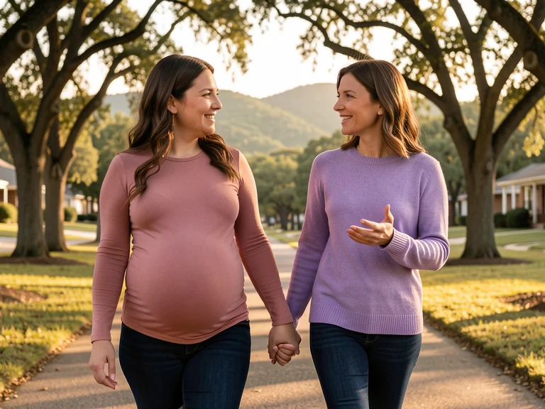 A doula supporting an expectant mom in San Antonio: Texas birth support and doula care