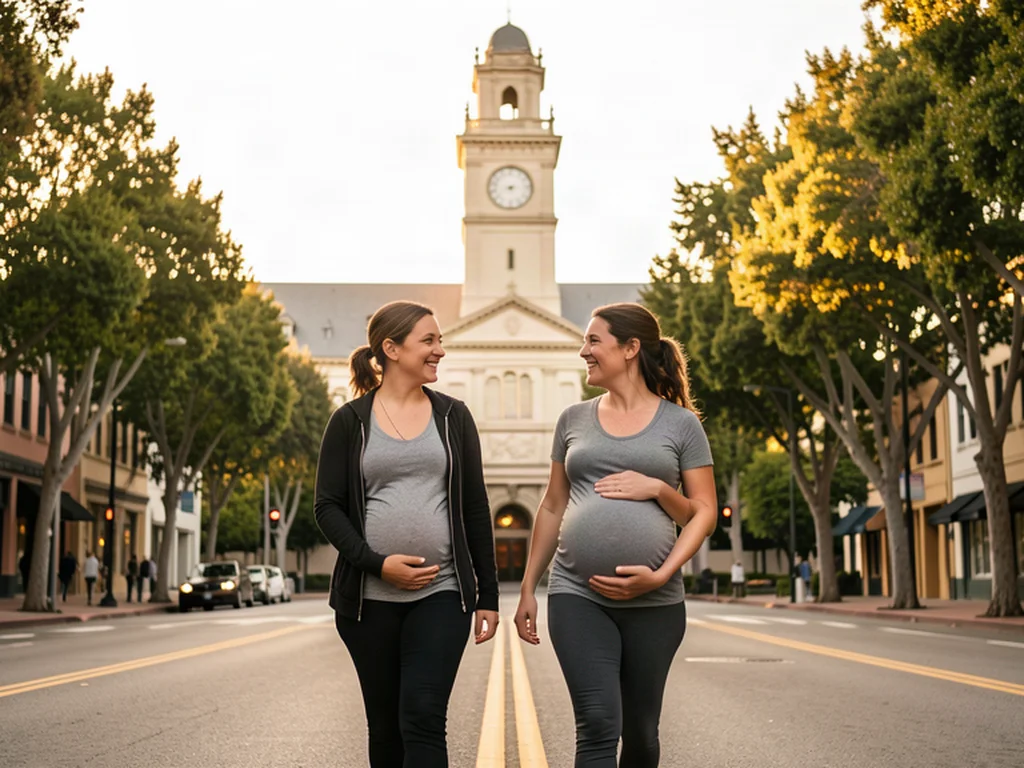 A doula supporting an expectant mom in San Mateo, CA: birth support and doula care