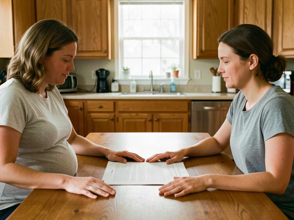 A doula walking alongside an expectant mom, offering continuous labor support