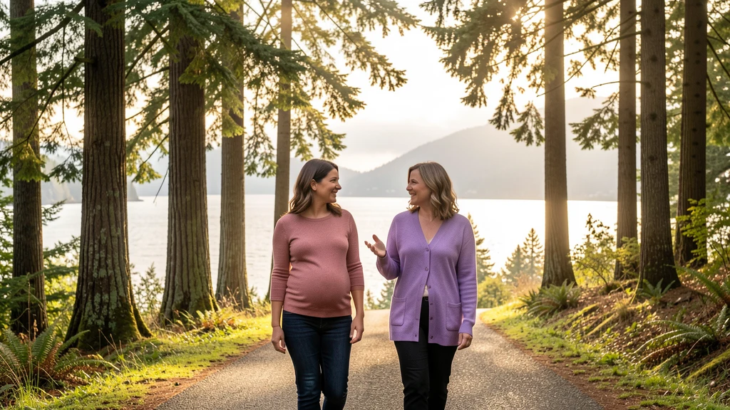 A doula walking alongside an expectant mom: Tacoma birth support