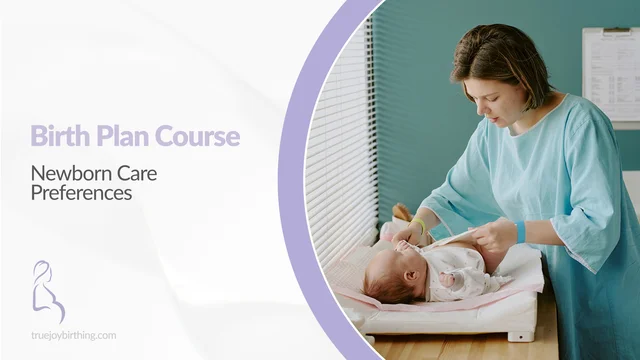 Video thumbnail: Newborn care preferences walkthrough